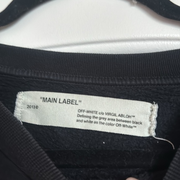 OFF WHITE Mens Mirror Crewneck - Picture 2 of 4